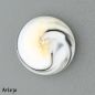 Preview: Glass Cabochon for interchangeable Jewelry System with shades of cream, white and black
