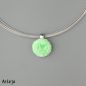 Preview: Glass Cabochon with shades of green