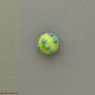 Preview: Minitop round in light green with Dots in dark peri