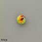 Preview: Minitop round in shades of xColourX with watercolour effect