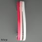 Preview: Lederarmband mit Magnetverschluss in Weiß, Hellrosa und Pink