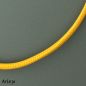 Preview: Light Yellow Nappa Leather Necklace