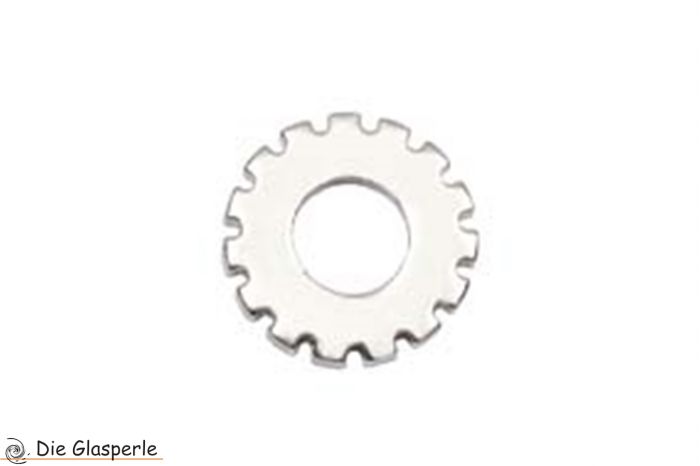 SUNSET BLVD. Scheibe Zahnrad, silber matt, klein