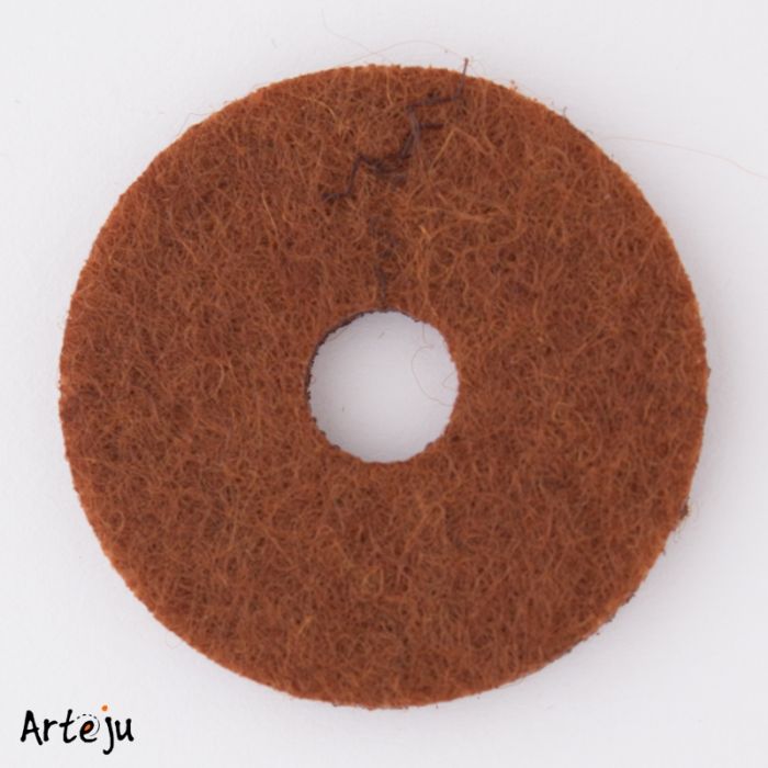 Felt disc "Circle" in brown